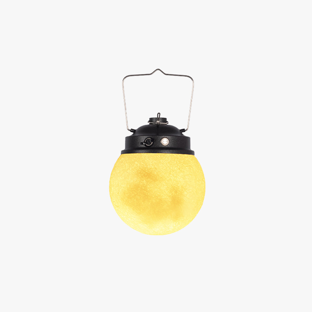 Aria Vintage Mond LED Pendelleuchte Solar Gold Garten/Flur/Balkon Metall Harz Fiberglas 3 Stil