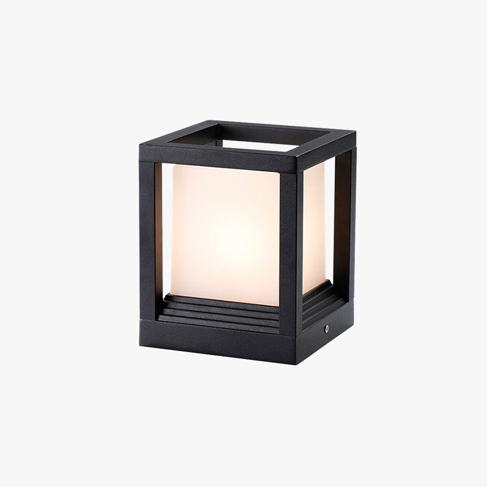 Ray Modern LED Außensockelleuchte Schwarz Garten/Terrasse/Flur