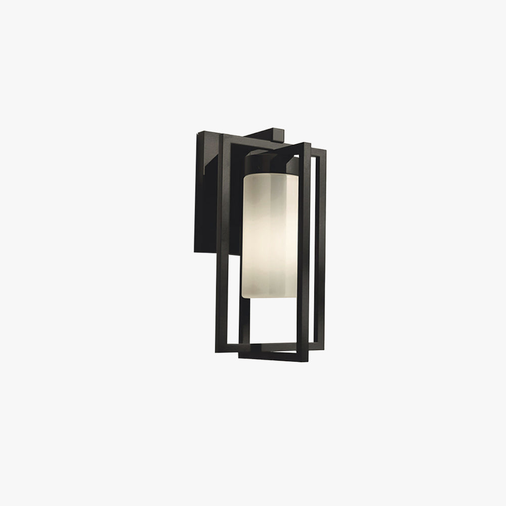 Ray Modern Rechteckig LED Wandleuchte Außen Zäunen/Toren/TerrassenSchwarz Metall 57CM Lang