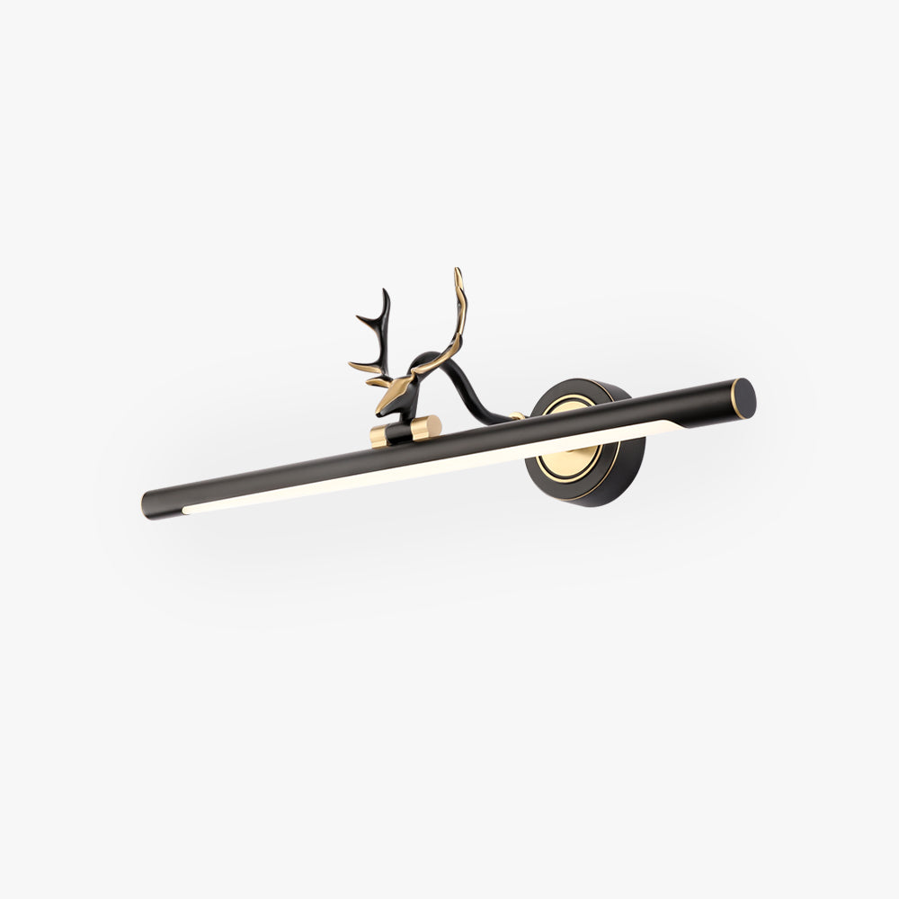 Arisha Dekorative Wandleuchte, Schwarz/Gold, Metall/Acryl, Schlafzimmer