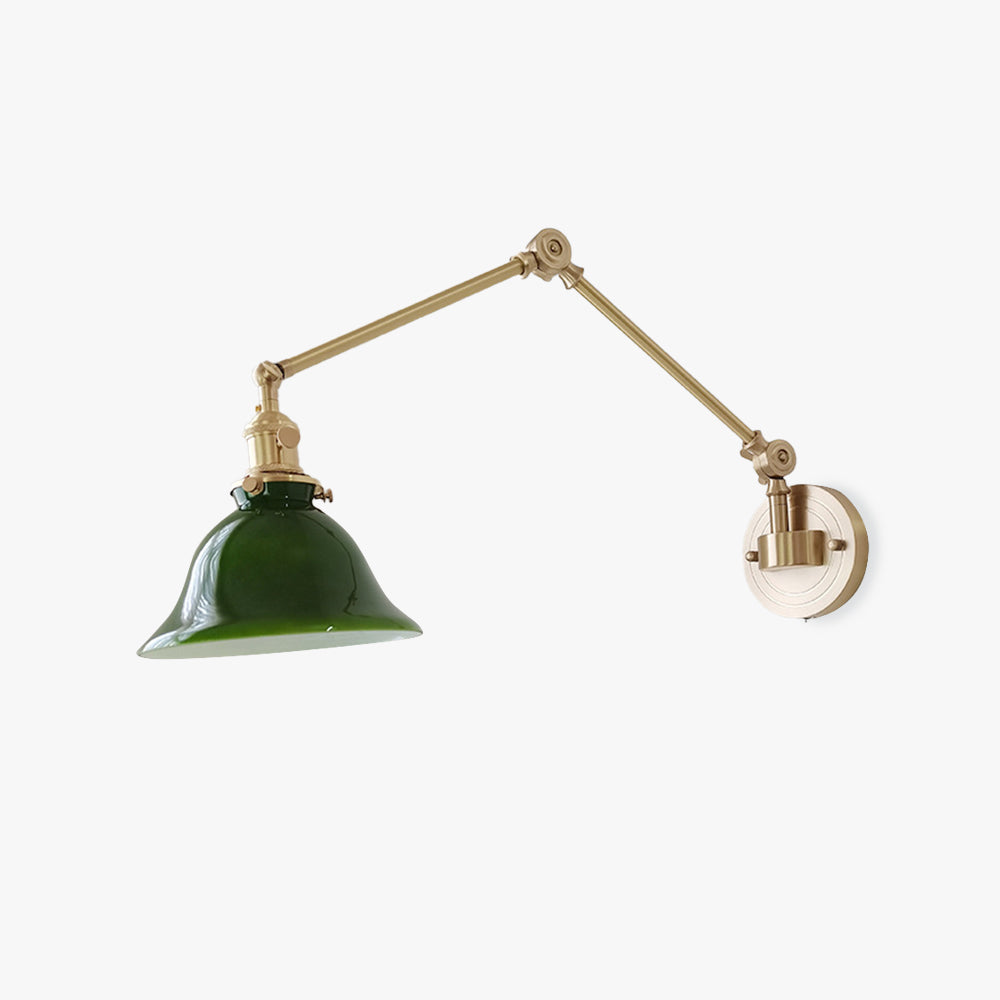 Silva LED Wandleuchte Esszimmer/Wohnzimmer Grün/Weiß Glas
