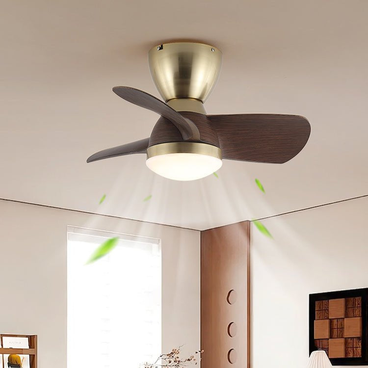 Elora Deckenventilatorleuchte in einem modernen Wohnzimmerambiente
