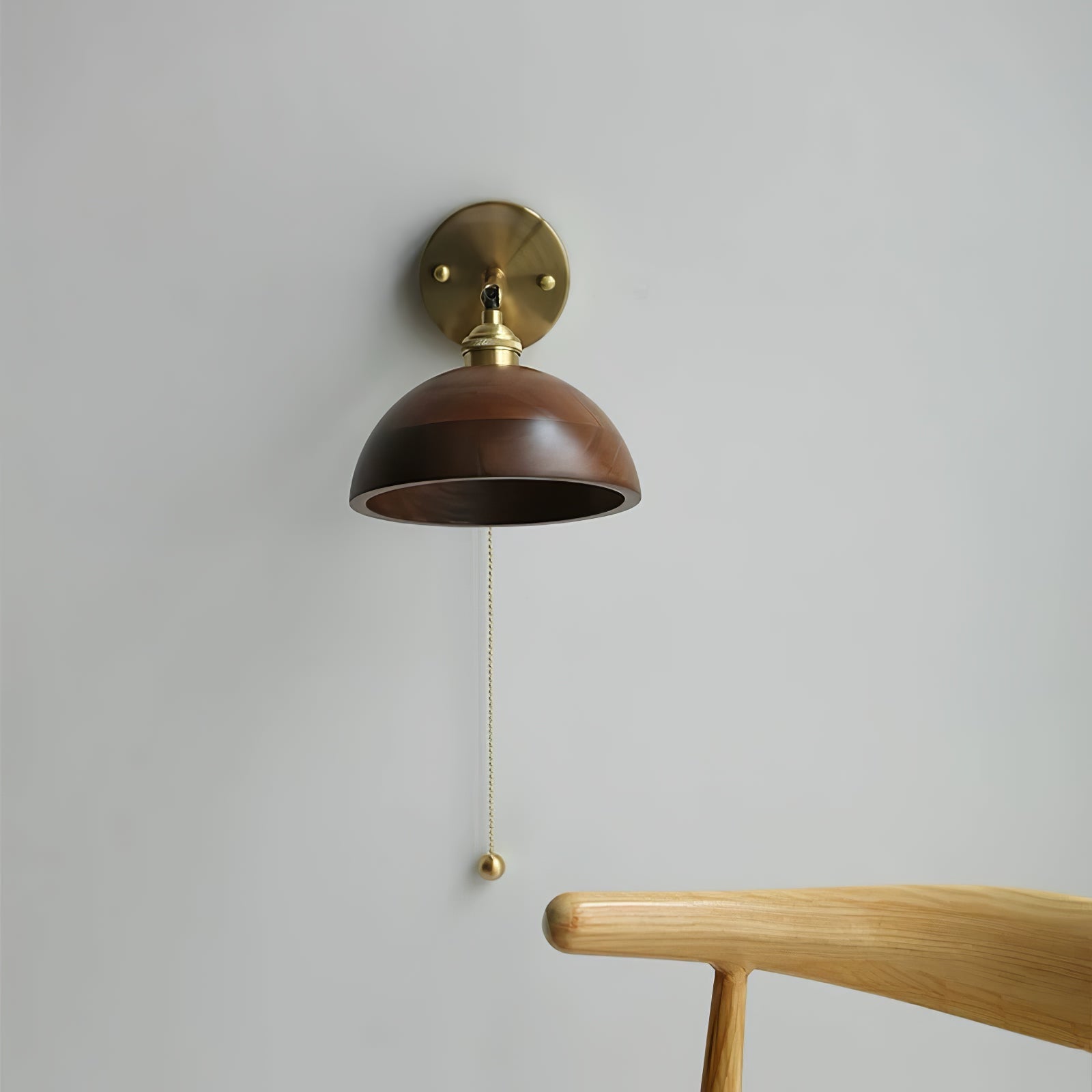 Eira Vintage-Wandleuchte mit Zugschalter