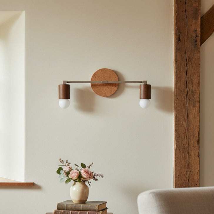 Mobilux Line Mid-Century Wandleuchte in Messing-Optik