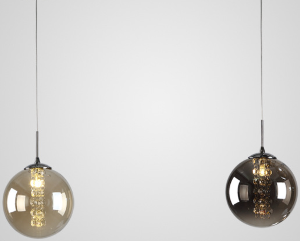 Juni luxuriöse Minimalistische Glas-Kristall Pendelleuchte-Letslighting
