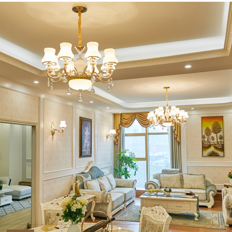 Silva Retro Pendelleuchte Metall Glas Wohnzimmer Schlafzimmer