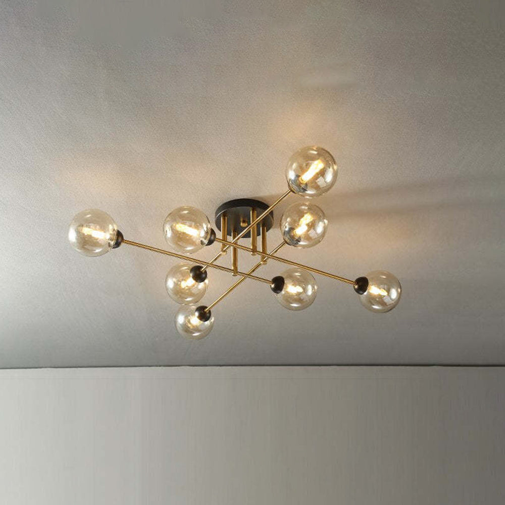 Valentina Modern LED Kronleuchter Metall Glas Esszimmer Schlafzimmer