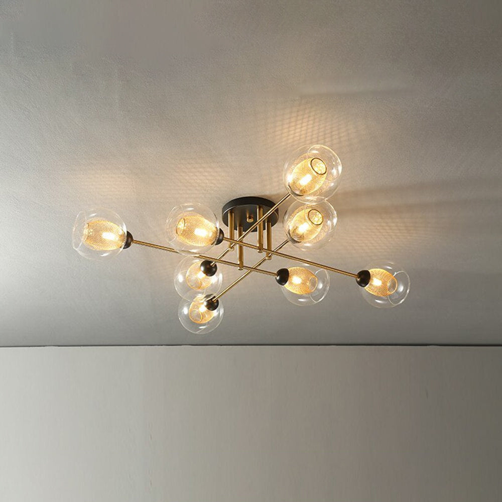 Valentina Modern LED Kronleuchter Metall Glas Esszimmer Schlafzimmer