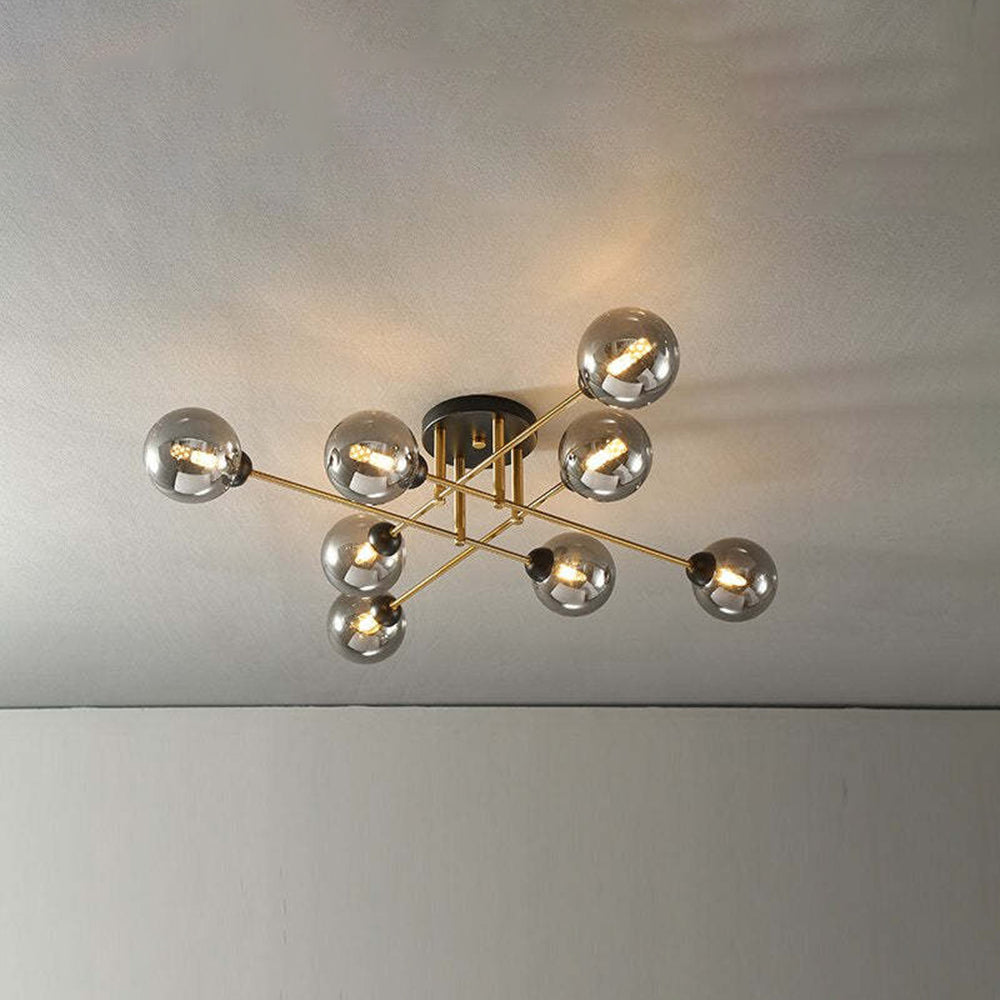Valentina Modern LED Kronleuchter Metall Glas Esszimmer Schlafzimmer