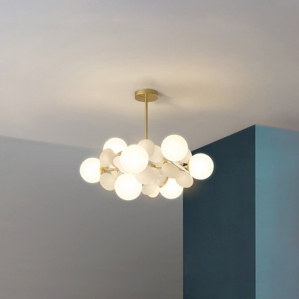 Aria Modern Kronleuchter Weltkugel Kinderzimmer, Mehrfarbig, Metall-Letslighting