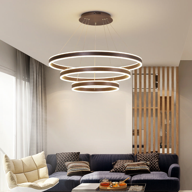 Arisha Moderne LED Pendelleuchte Schwarz Schlafzimmer/Wohnzimmer