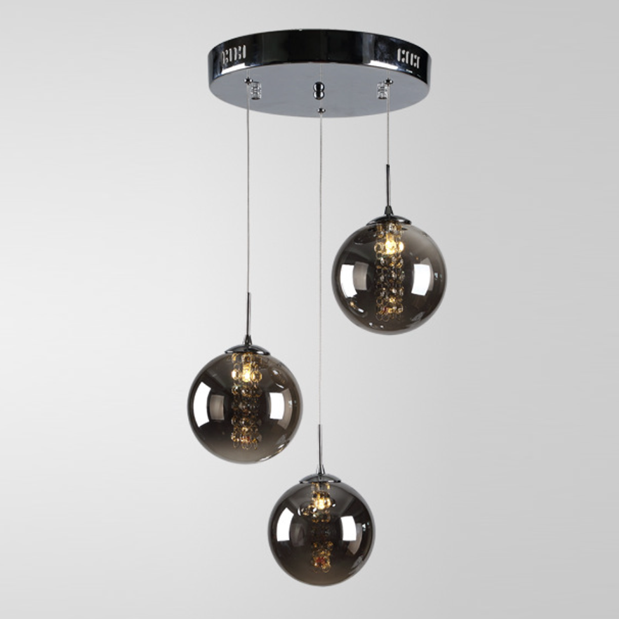 Juni luxuriöse Minimalistische Glas-Kristall Pendelleuchte