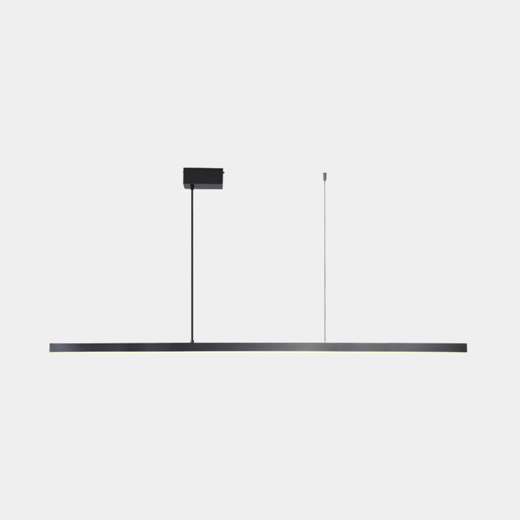 Pendelleuchte Messing Linear Dimmbar LED, Schwarz / Gold