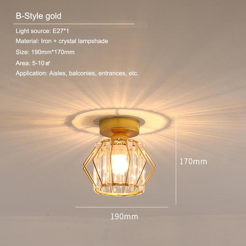 Nordic Minimalistische Deckenlampe Kristall