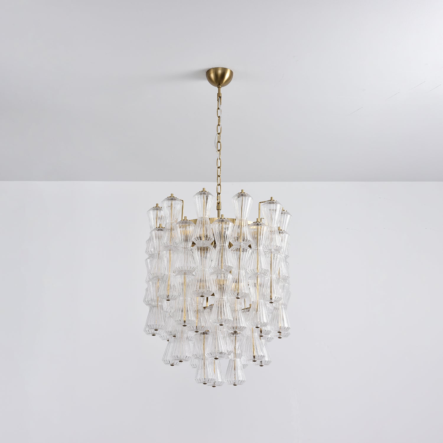 Aurora Chandelier Murano Glass Floral Cascade - Neutralighting