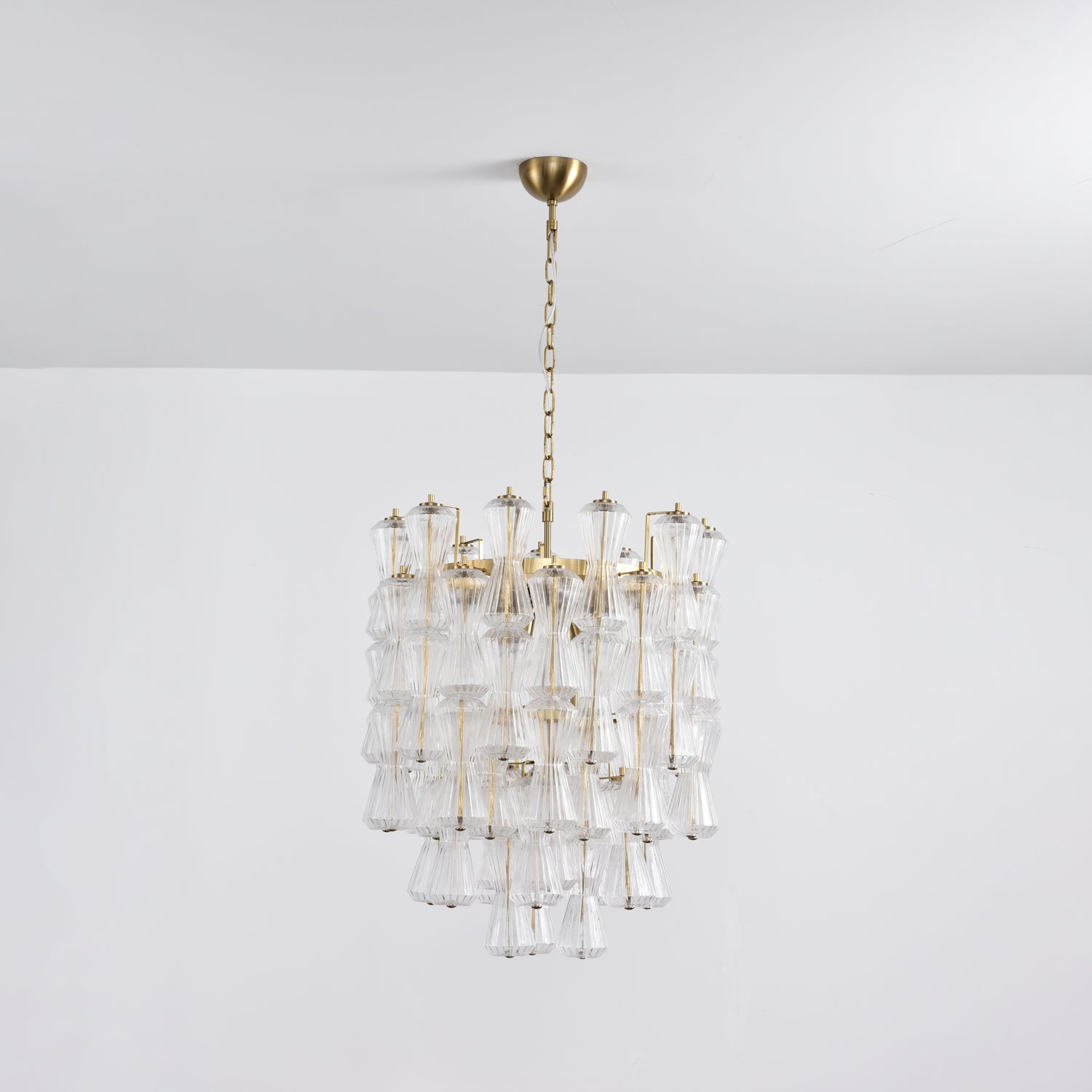 Aurora Chandelier Murano Glass Floral Cascade - Neutralighting