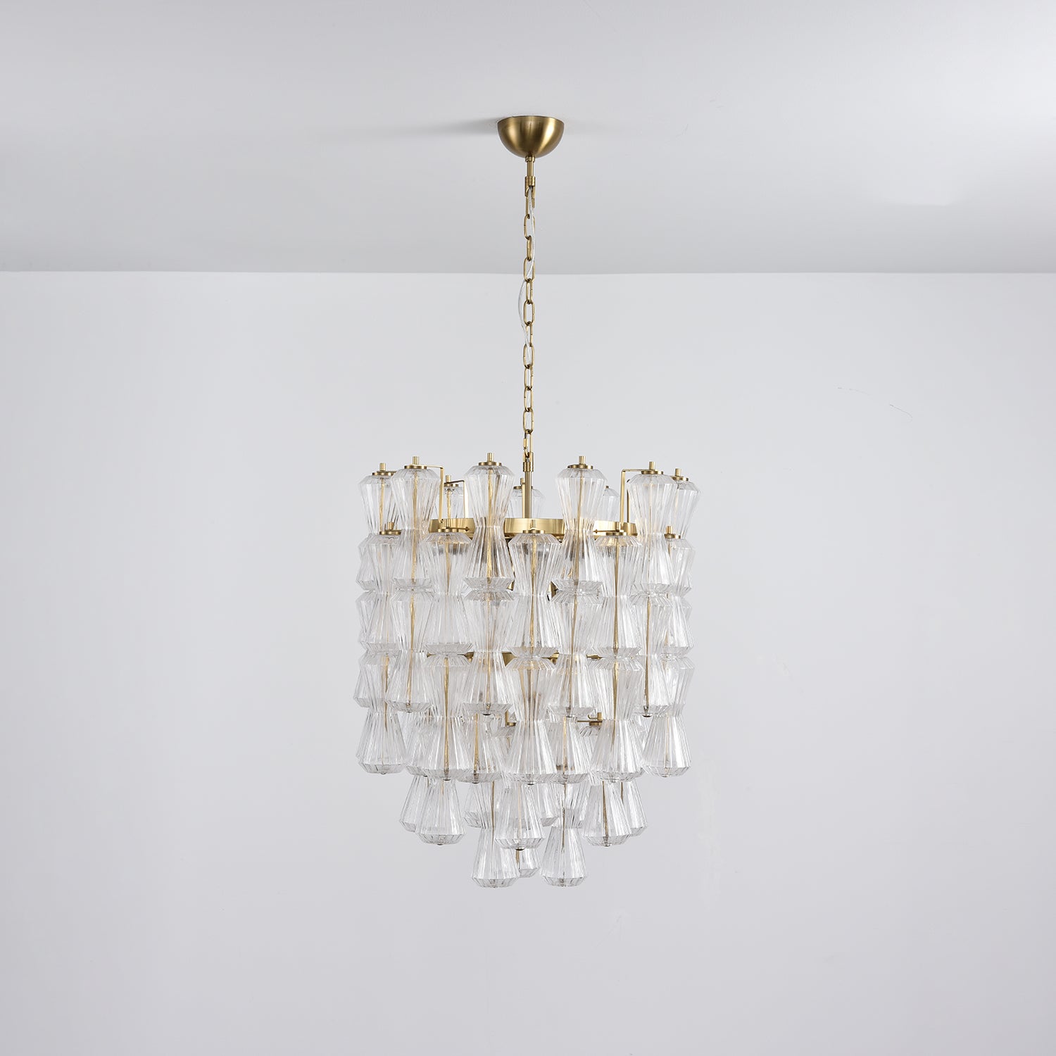 Aurora Chandelier Murano Glass Floral Cascade - Neutralighting