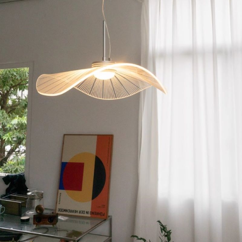 Ritta Design Lotusblatt Metall Acryl LED Pendelleuchte Schlafzimmer