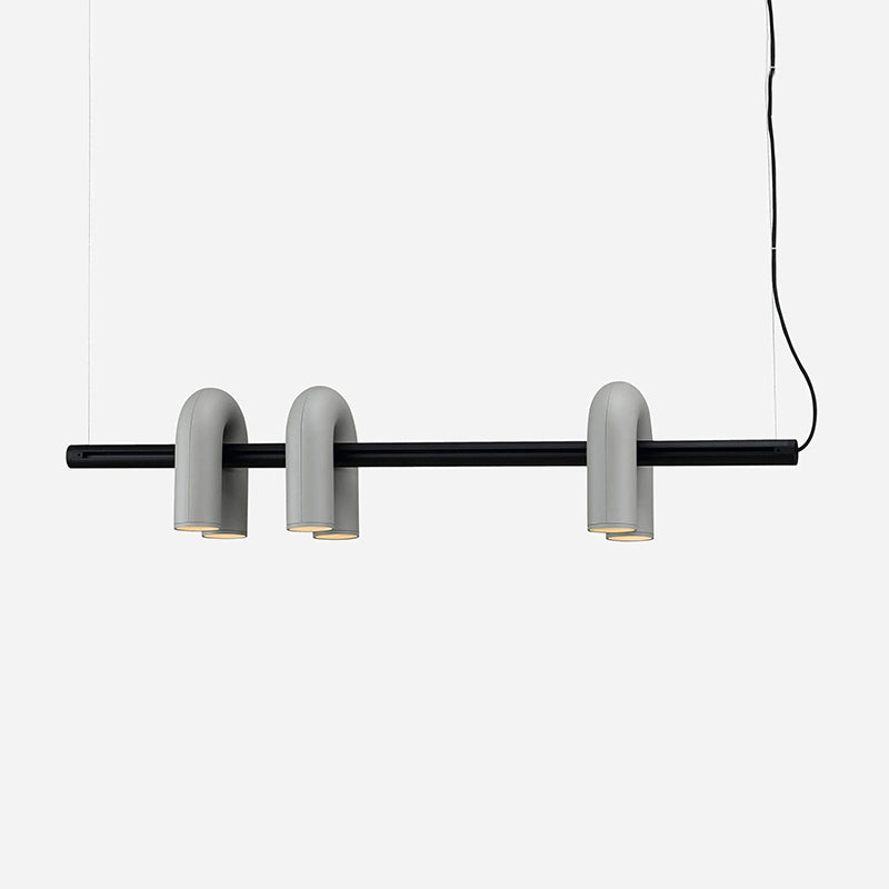 Arisha Modern LED Linear Pendelleuchte Grau/Rosa/Schwarz/Blau Wohn/Ess/Schlaf/Kinderzimmer Esstisch Metall&Acryl