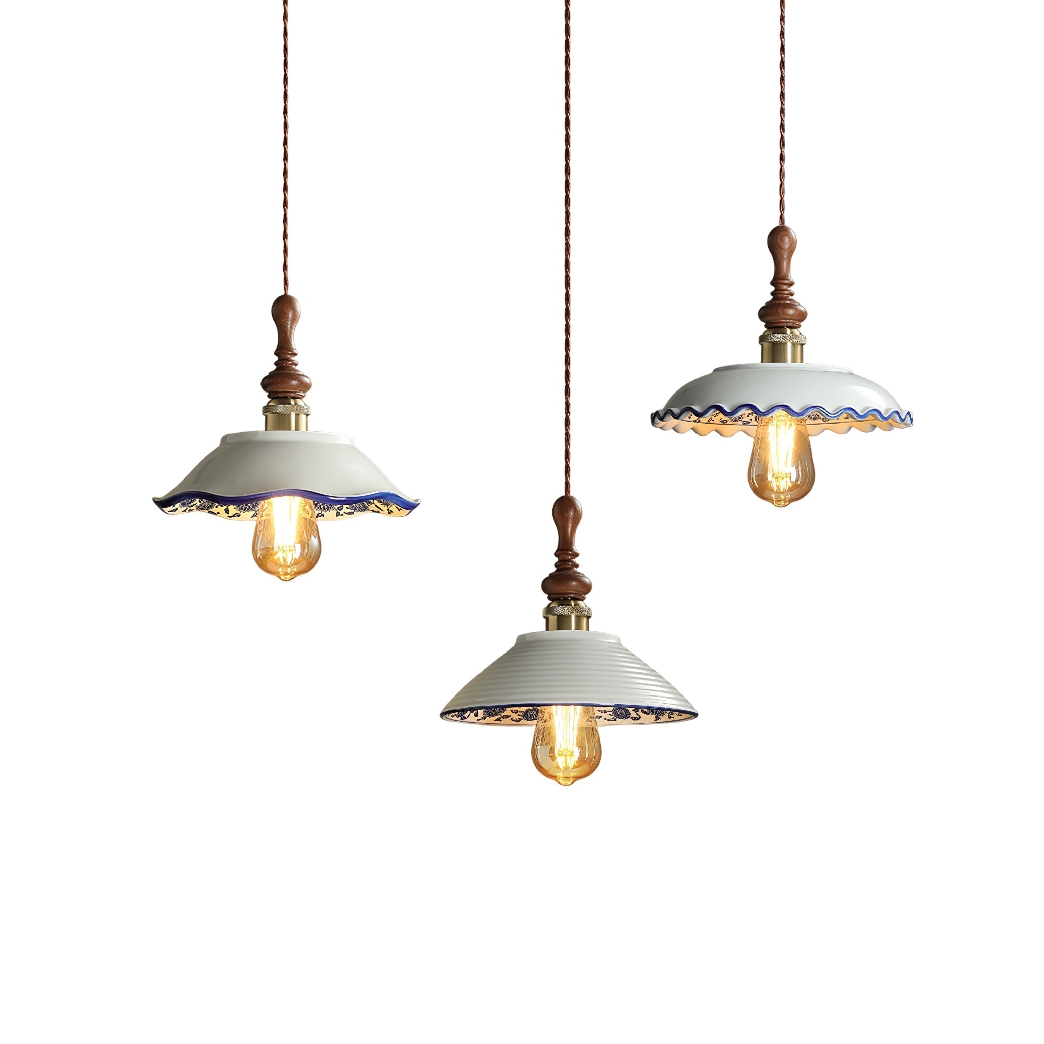 Ciraeor Delft Keramik Pendelleuchte-Letslighting