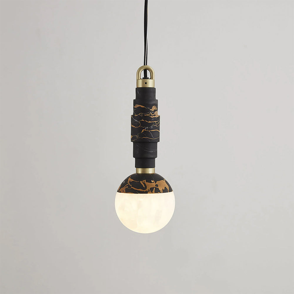 Vevinir Marmor Alabaster Pendelleuchte-Letslighting