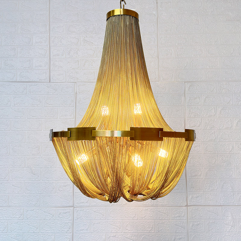 Solara Kronleuchter Quaste Aluminium Kette-Letslighting