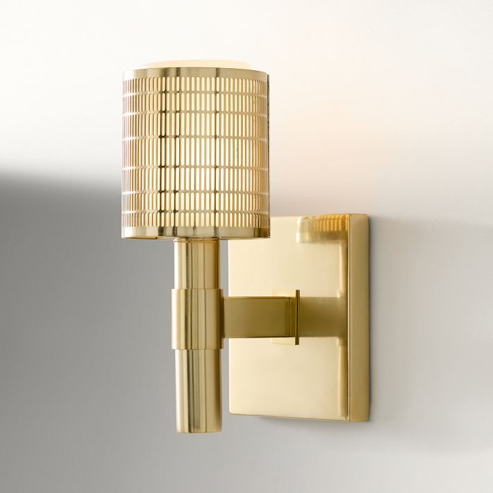 Galvia moderne Wandleuchte aus perforiertem Metall