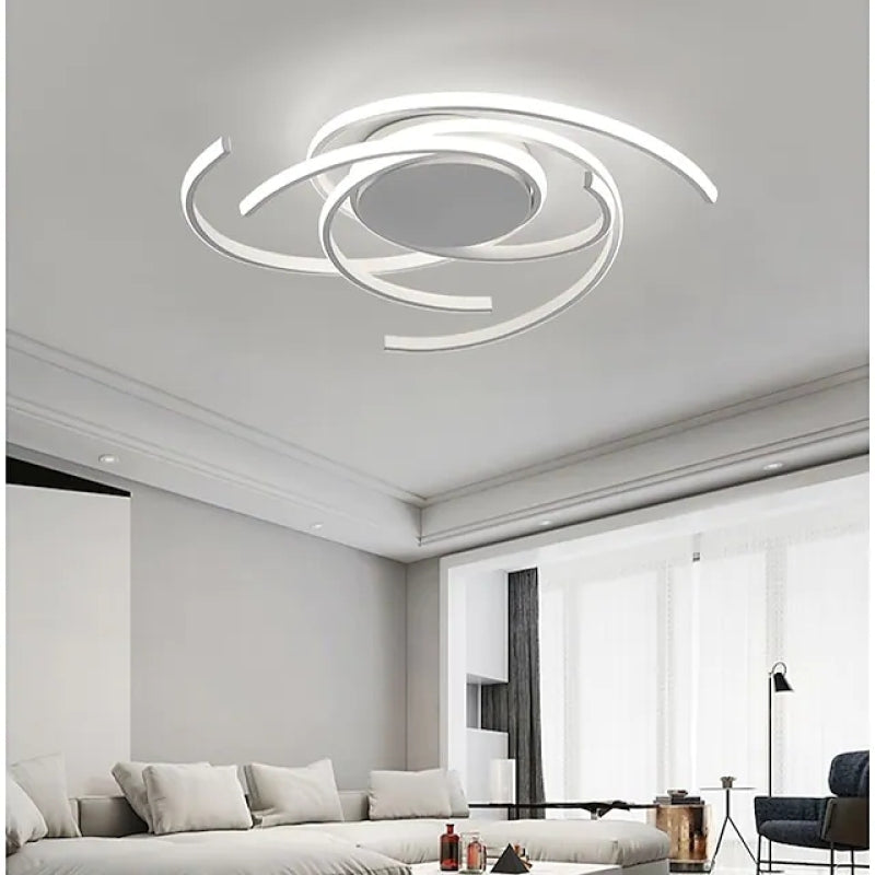 Arisha Moderne LED Deckenleuchte Metall Silikon Wohnzimmer Schlafzimmer