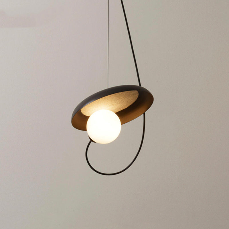 Avi Modern LED Pendelleuchte Ring Esszimmer 3 Farben Acryl/Metall