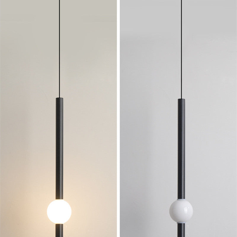 Arisha Modern LED Pendelleuchte Schwarz Schlaf/Wohn/Esszimmer Metall&Glas