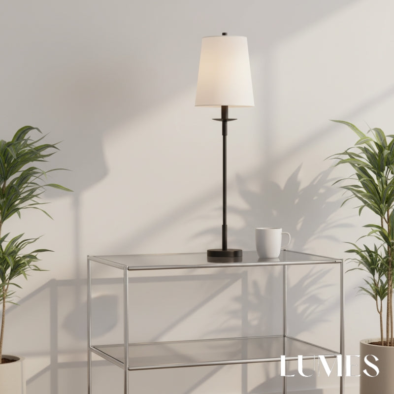 Stylische Tischleuchte für Leseecke