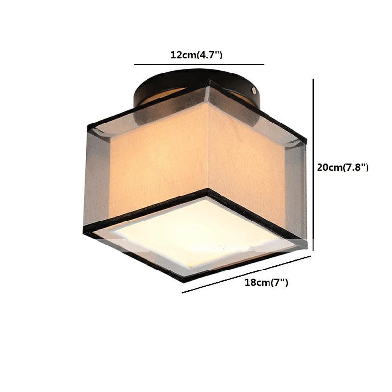 Quadratische Moderne Deckenleuchte Ganglampe