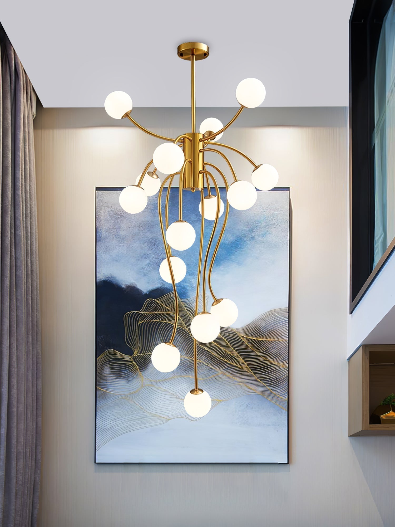 Astralyn Messing-Kugel-Kronleuchter-Letslighting