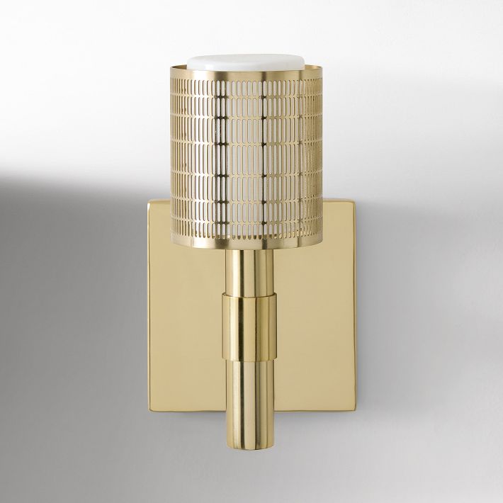 Galvia Moderne Wandleuchte aus perforiertem Metall – Elegante Wandleuchte für Flur und Badezimmer