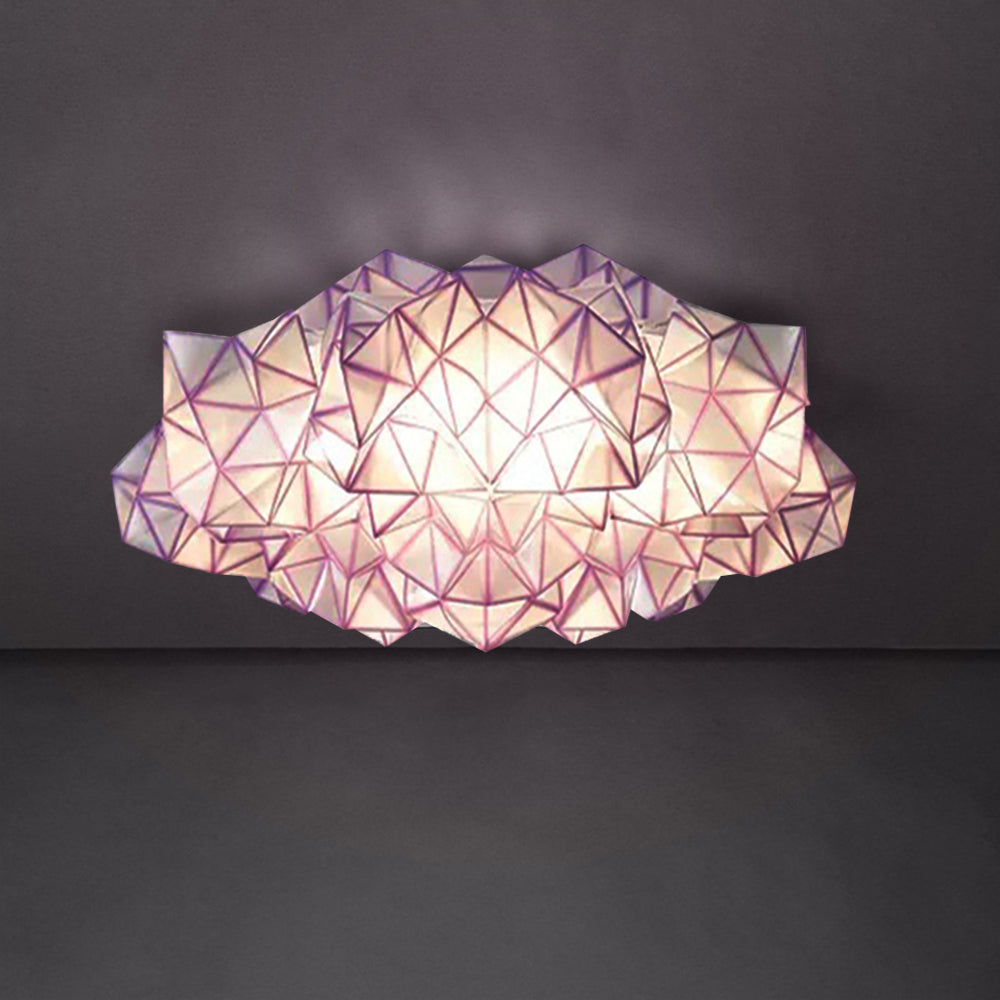 Arisha Modern Pendelleuchte Geometrisch Schlafzimm, 5 Farben, Metall Acryl