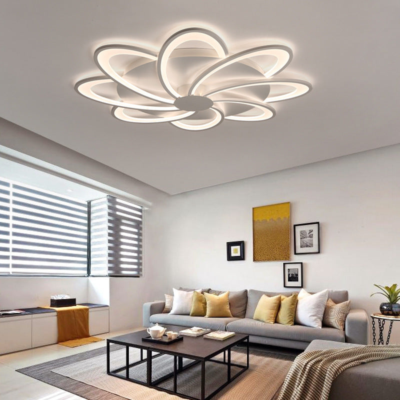 Arisha Modern Blume Metall Acryl Deckenleuchte Wohnzimmer Schlafzimmer