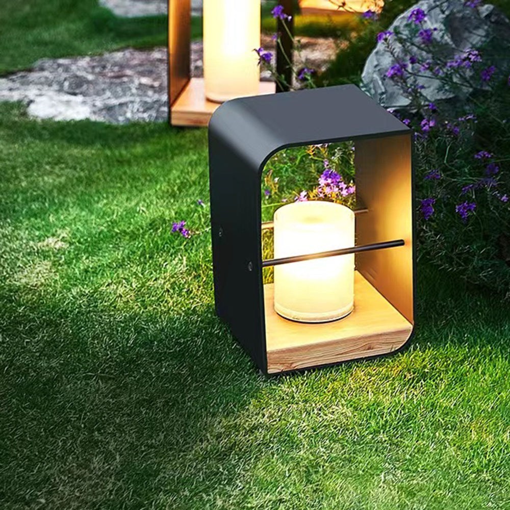 Ray Außenstehleuchte Minimalistisch Quadrat LED Metall Garten Flur