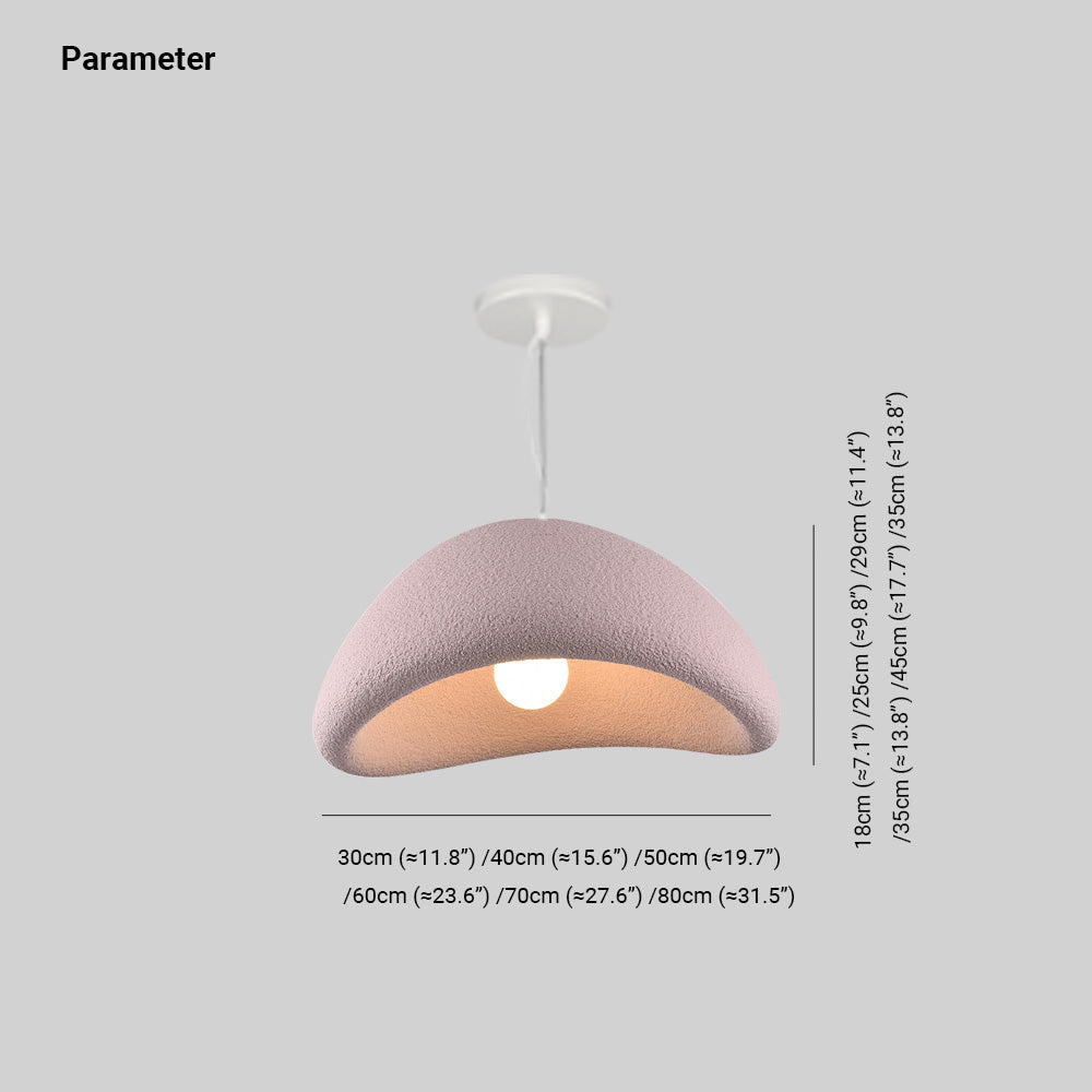 Avi Pendelleuchte in Brotform Schlaf/Wohnzimmer/Esstisch Metall & Polystyrol-Letslighting