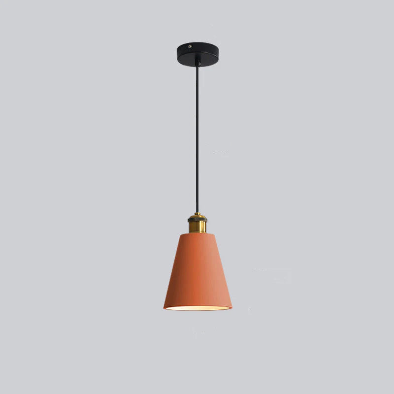 Valentina Modern Runde/Rechteckige LED Pendelleuchte Weiß/Orange/Schwarz/Grau Esstisch Metall Harz