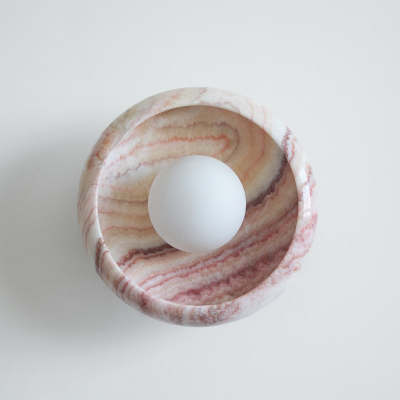 Onvix Wandleuchte aus Natur-Onyx-Letslighting