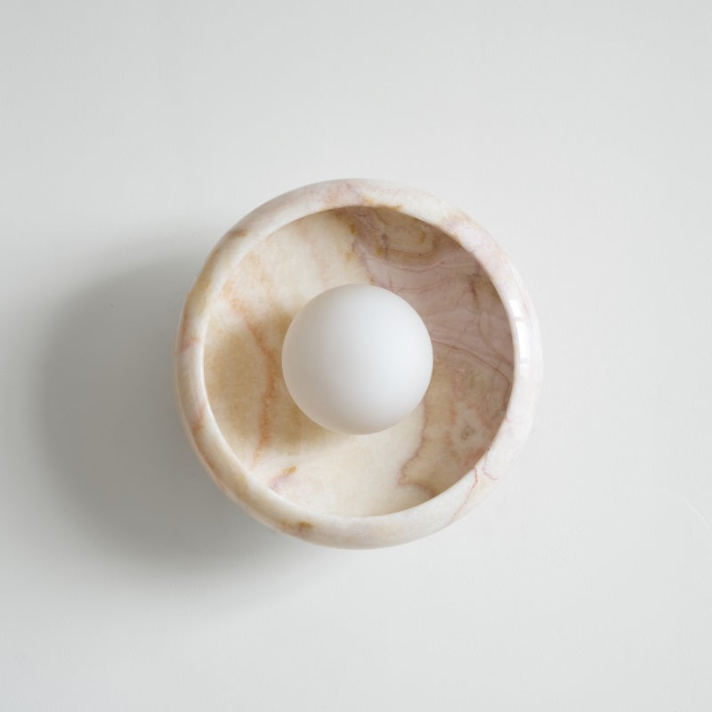 Onvix Wandleuchte aus Natur-Onyx-Letslighting