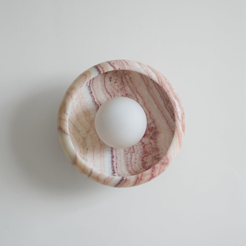 Onvix Wandleuchte aus Natur-Onyx-Letslighting