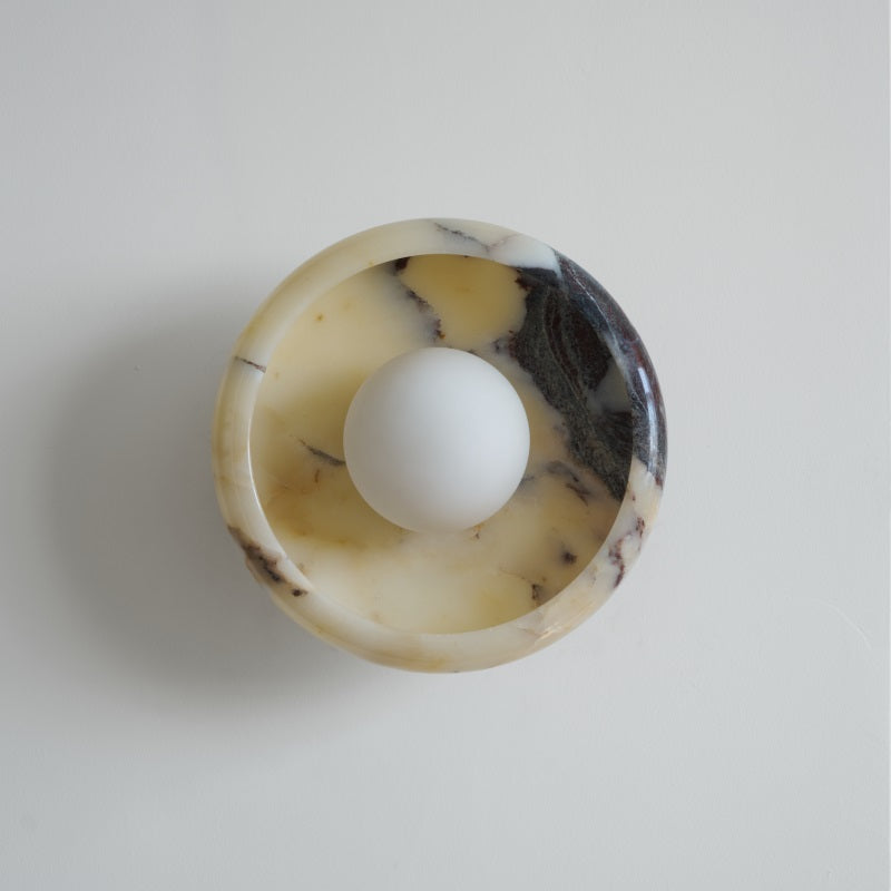 Onvix Wandleuchte aus Natur-Onyx-Letslighting