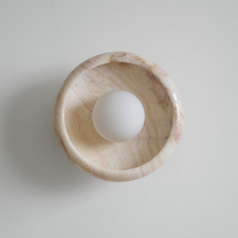 Onvix Wandleuchte aus Natur-Onyx-Letslighting