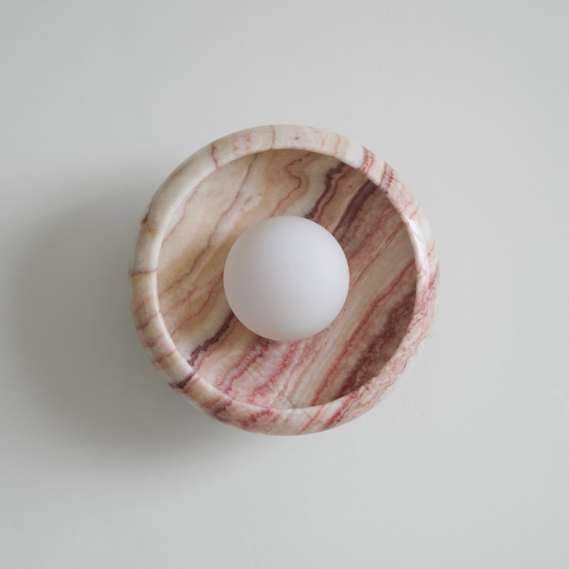Onvix Wandleuchte aus Natur-Onyx-Letslighting