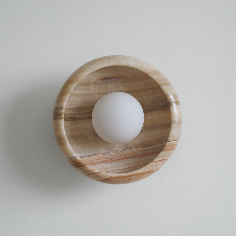 Onvix Wandleuchte aus Natur-Onyx-Letslighting