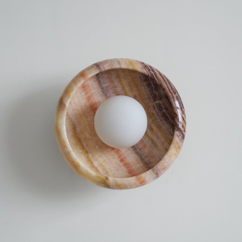 Onvix Wandleuchte aus Natur-Onyx-Letslighting