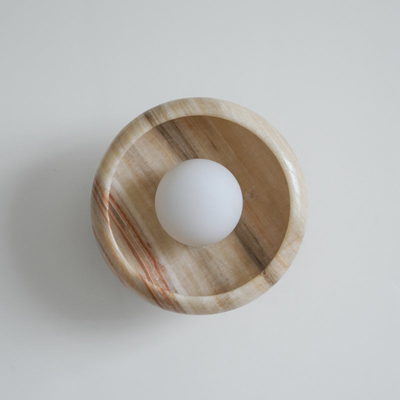 Onvix Wandleuchte aus Natur-Onyx-Letslighting