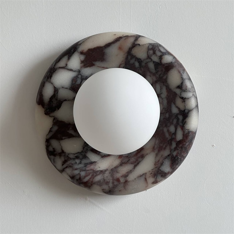 Evenir Bvlgari Lila Marmor Wandleuchte-Letslighting