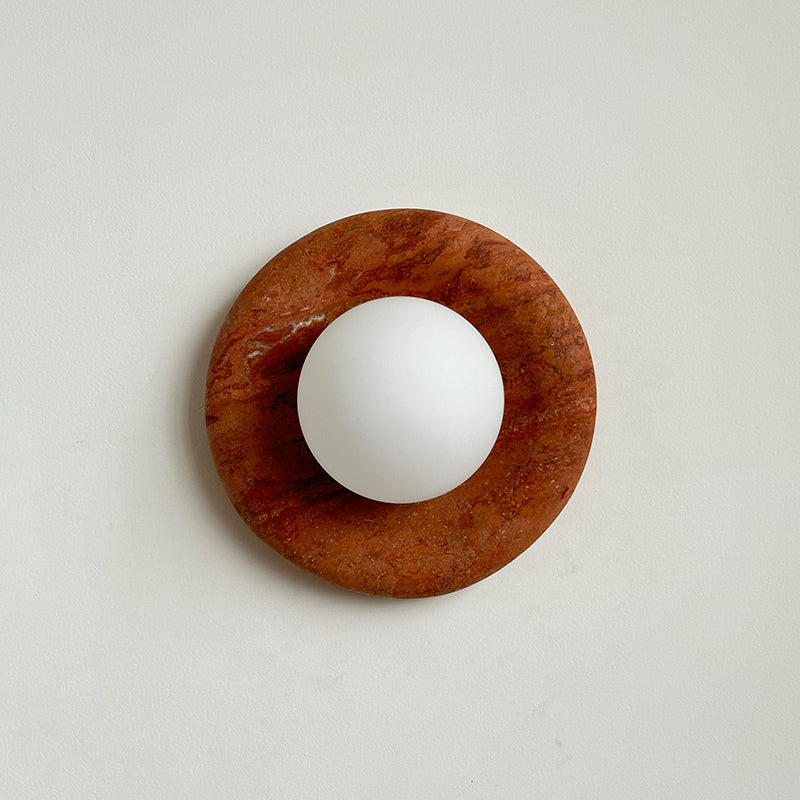 Orli Modern Minimalist Travertine Sconce Wall Lamp - Letslighting